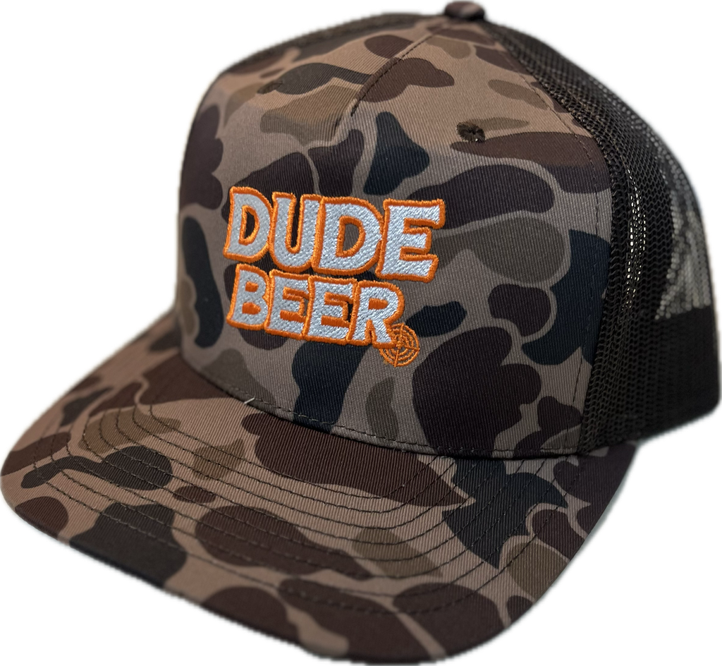 DUDE BEER/FULL LOGO - CAMO 