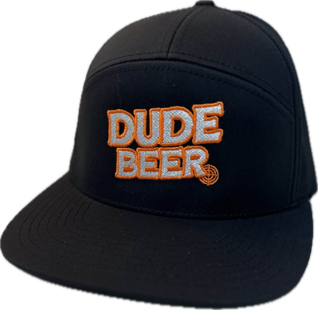 DUDE BEER/FULL LOGO - BLACK / DRY FIT 