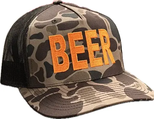 [BOLC] BEER/ORANGE LETTERING - CAMO