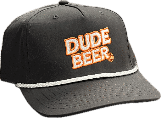 [DBFLGWR] DUDE BEER/FULL LOGO - GREY / WHITE ROPE 