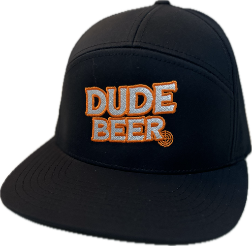 [DBFLBDF] DUDE BEER/FULL LOGO - BLACK / DRY FIT 